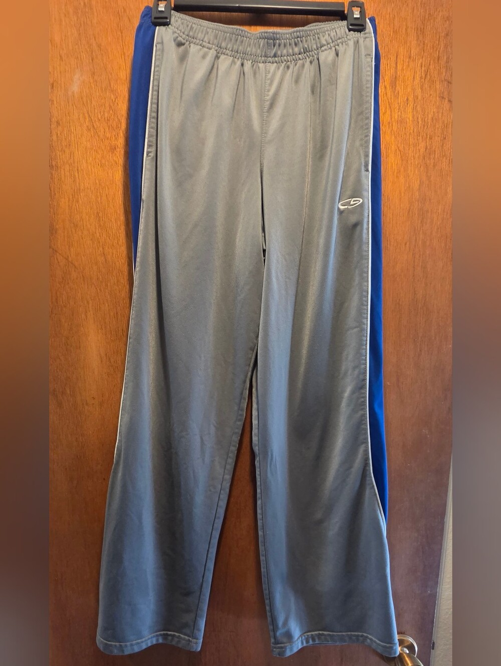 C9 by Champion Gray Joggers with Blue Side Panels Unisex XL16-18